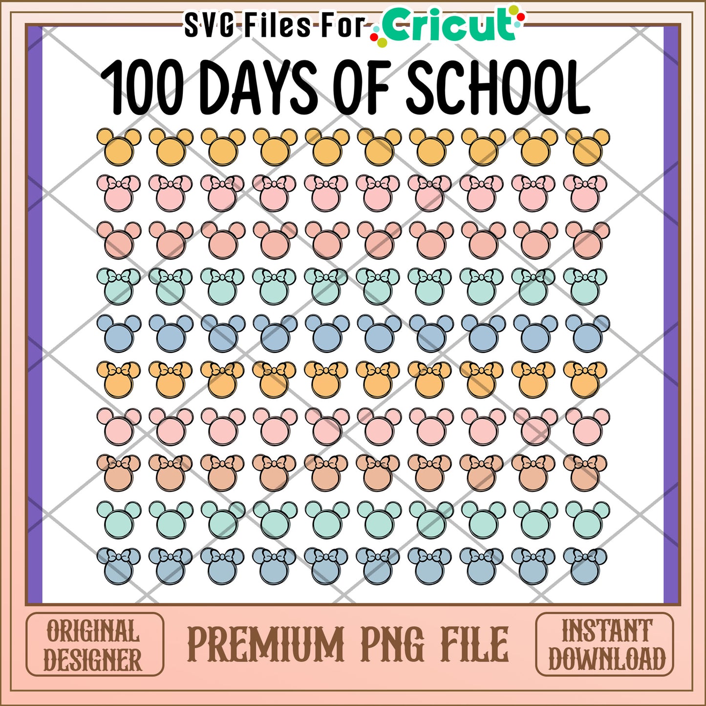 100 Days of School PNG Clipart