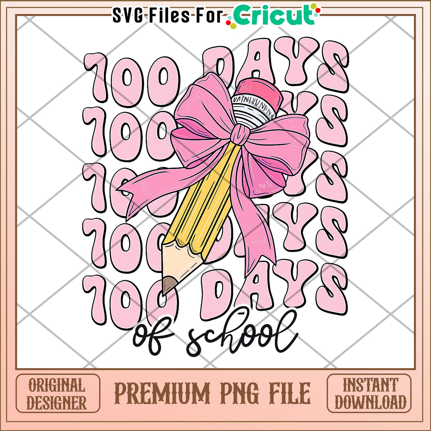 100 days od school pencil design design png, back to school supplies png, cartoon design png