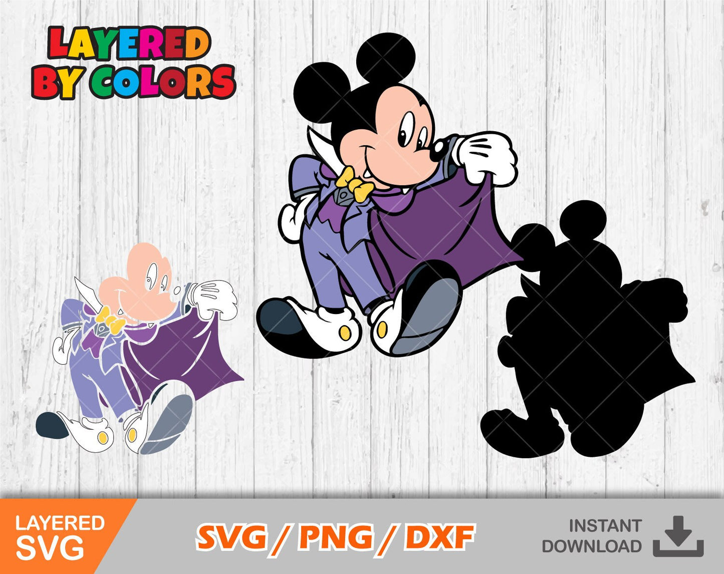 Mickey classic Halloween clipart SVG Bundle