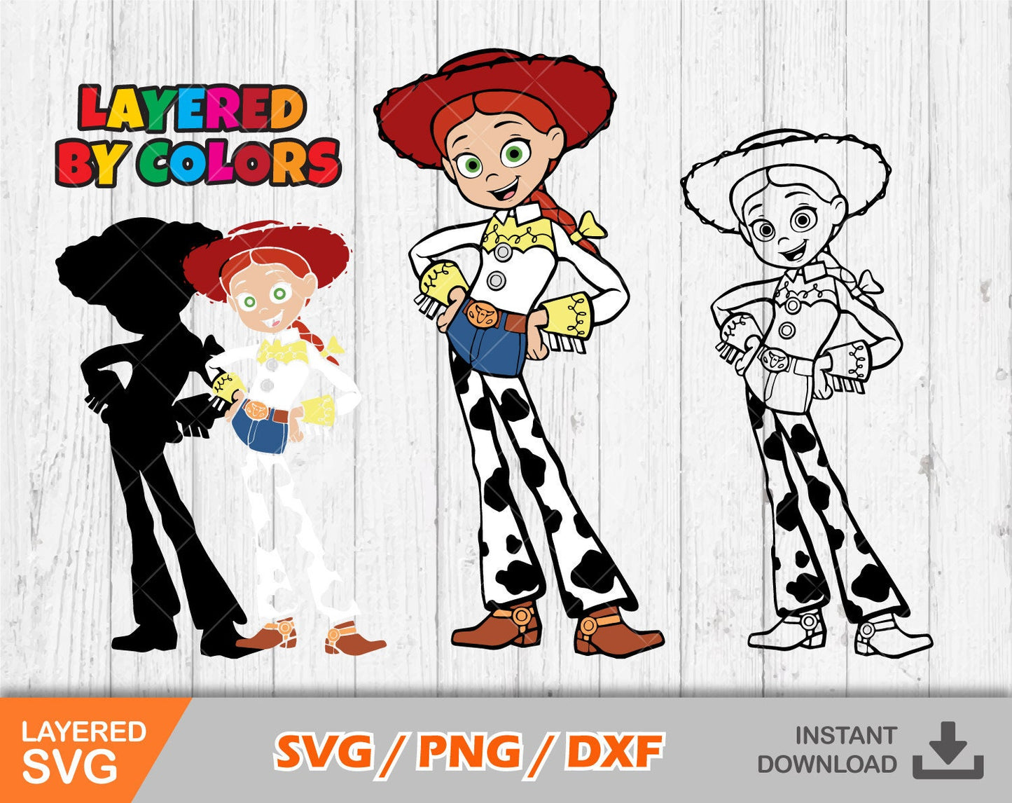 Disney Jessie svg clipart Bundle