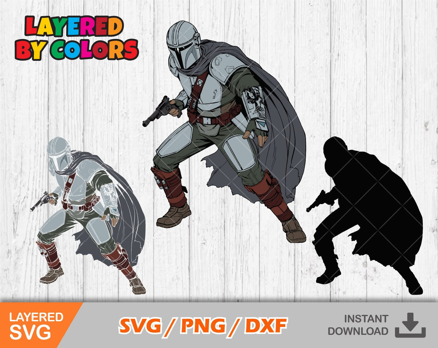 The Mandalorian Clipart SVG Bundle