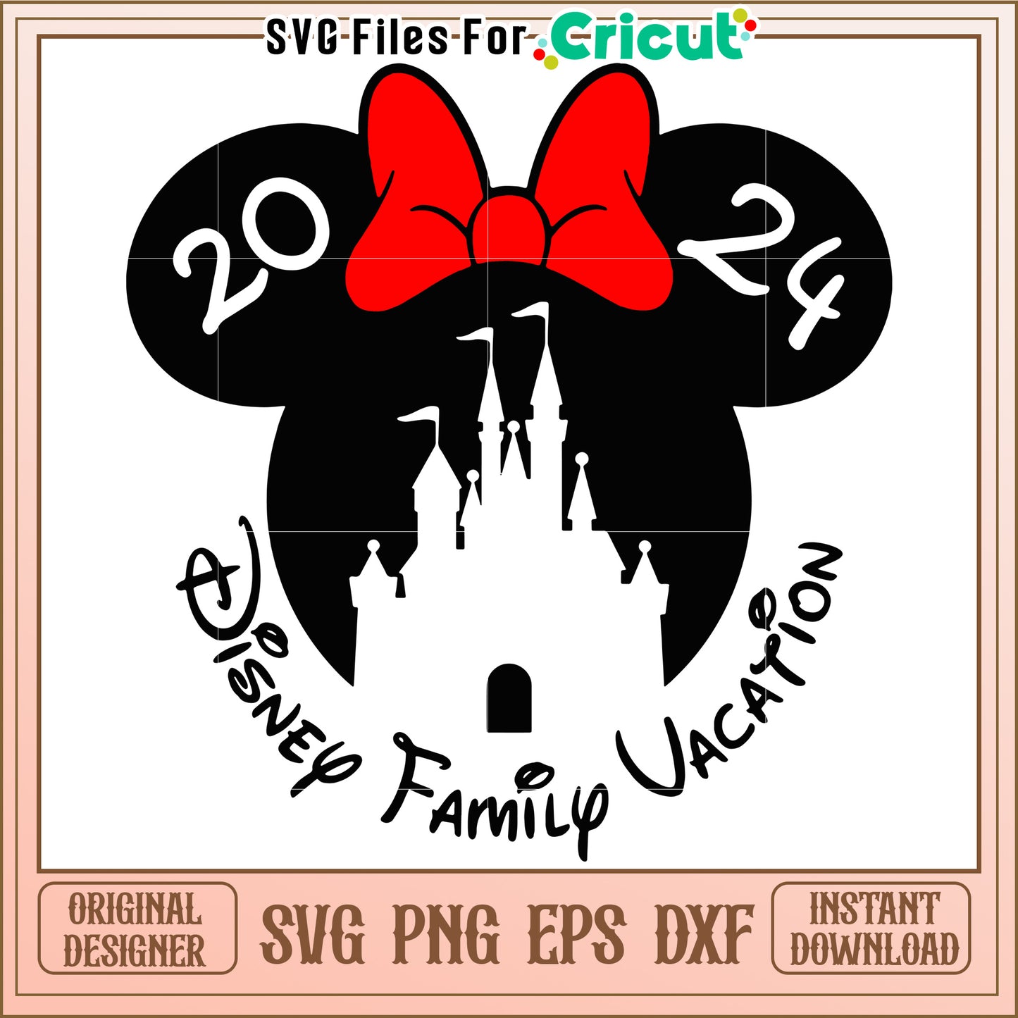 2024 Disney Family Vacation SVG