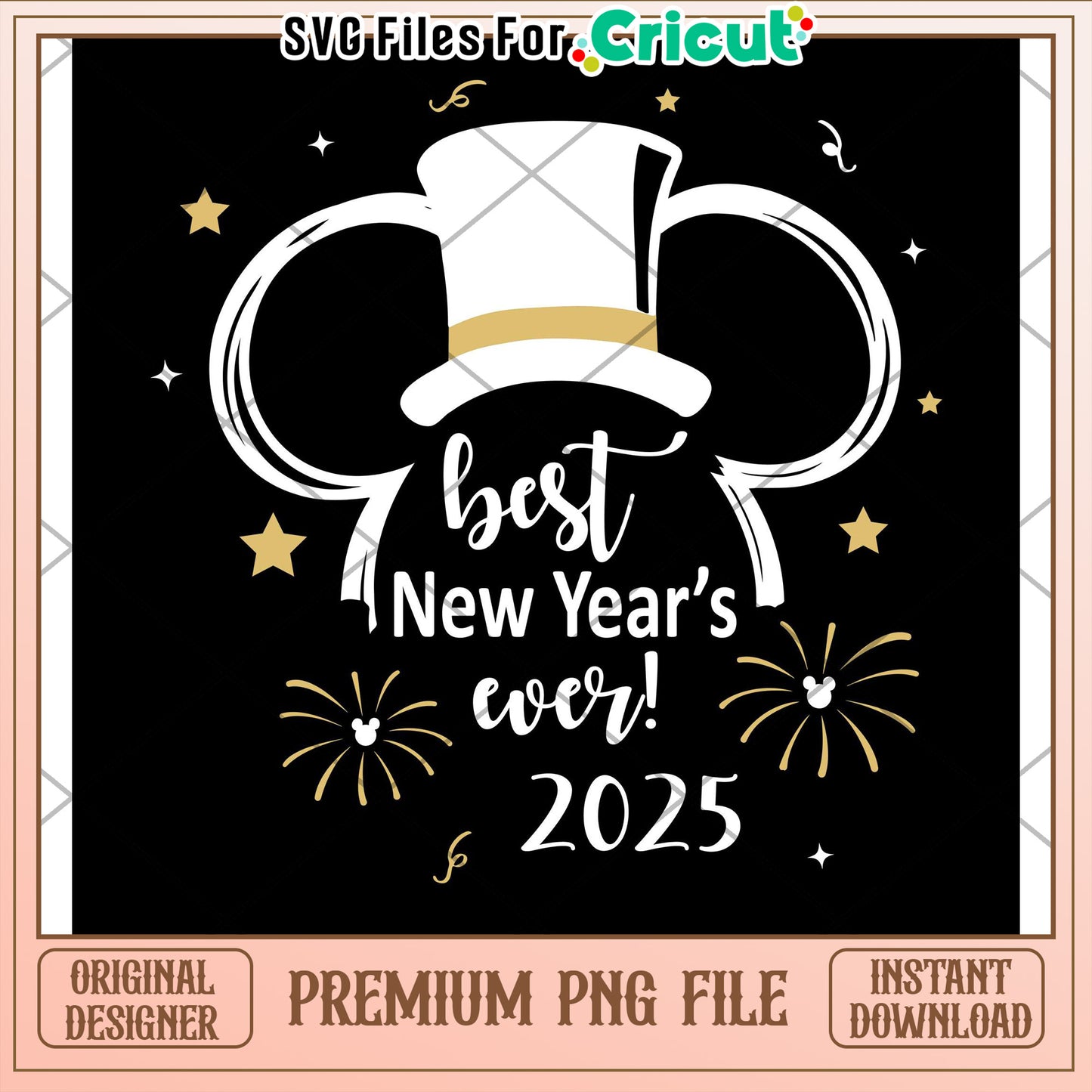 2025 New Years PNG Design Cricut