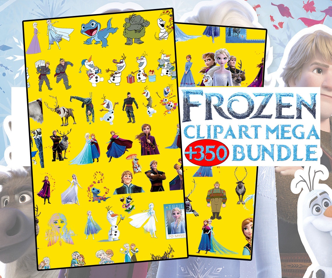 Disney frozen mega SVG Bundle