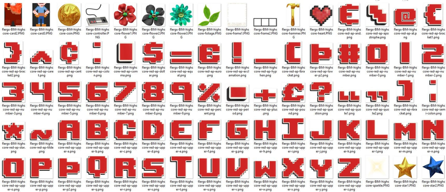 Minecraft game mega png Bundle