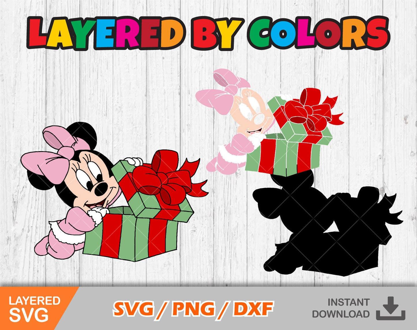 Baby Mickey Christmas Clipart SVG Bundle