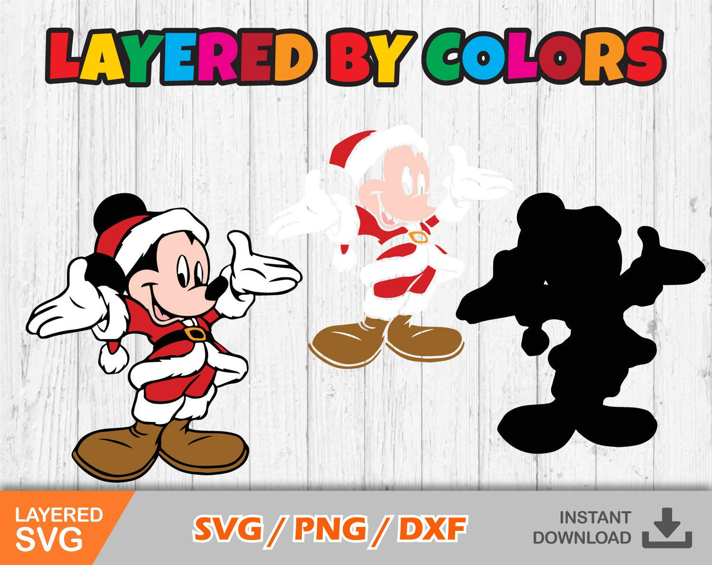 Mickey and Friends Christmas SVG Bundle