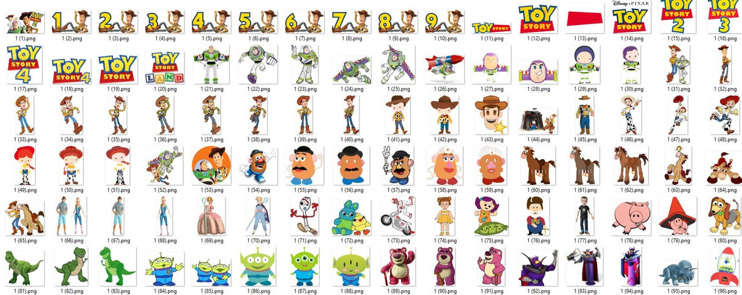 Toy story friends SVG Bundle
