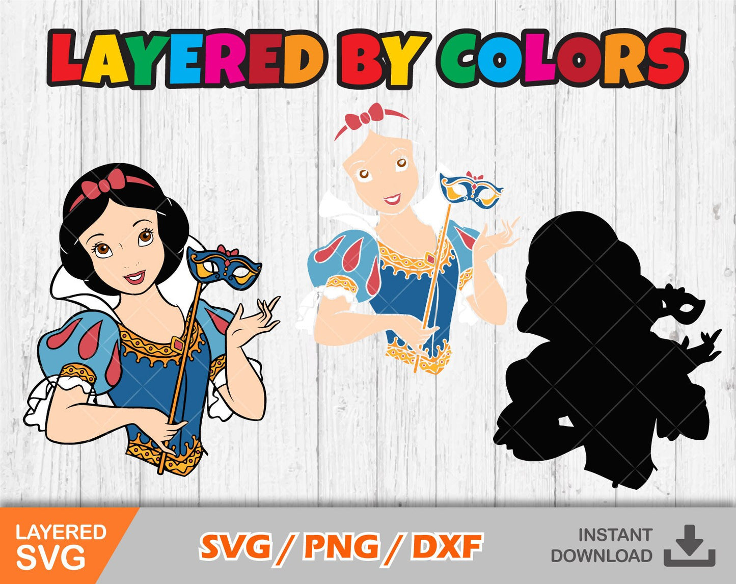 Princesses Halloween clipart SVG Bundle