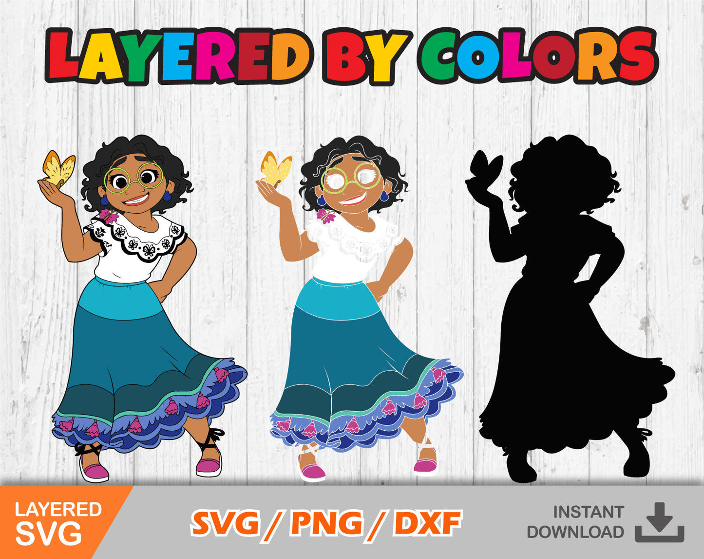 Encanto Mirabel clipart SVG Bundle