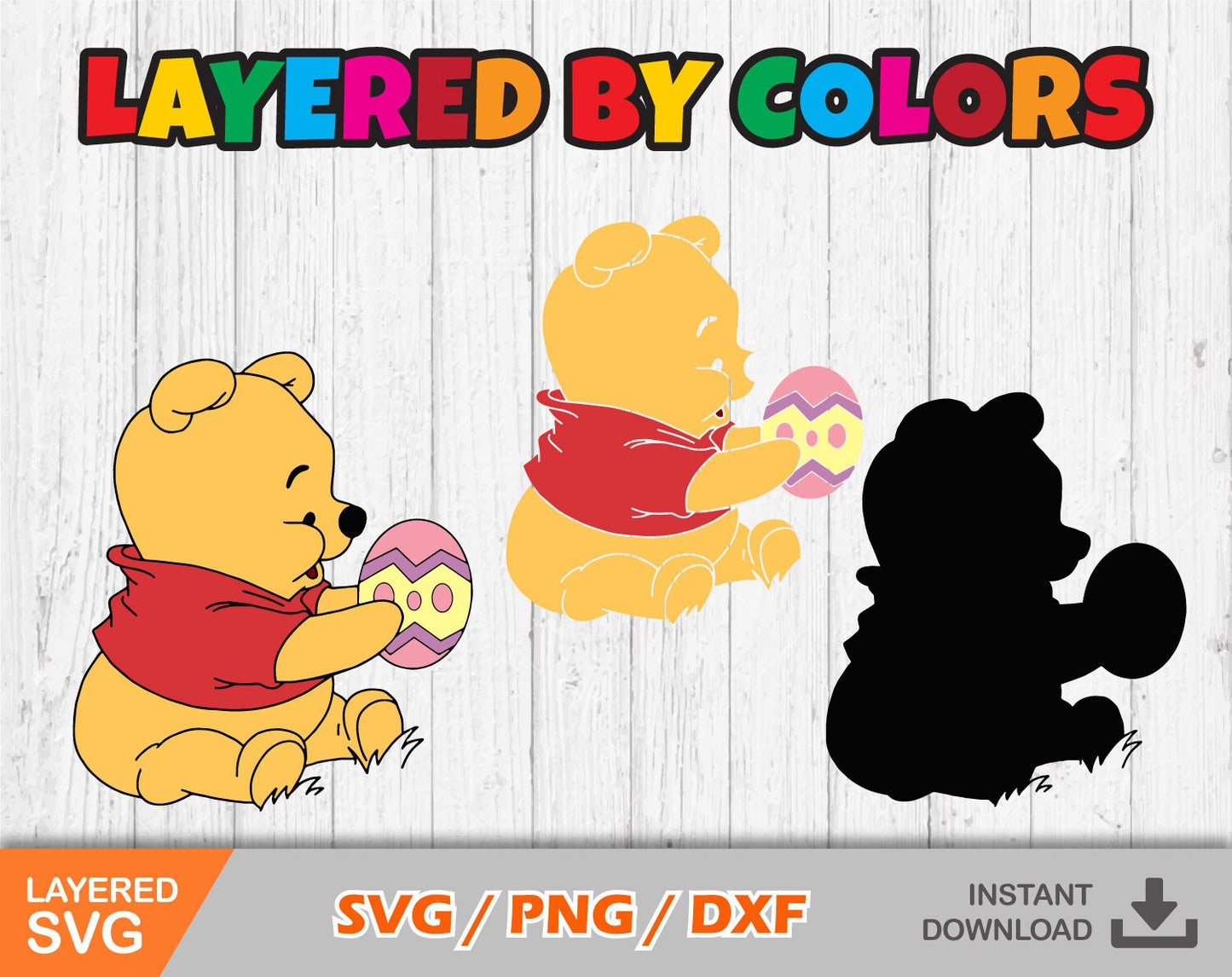 Cartoon Easter clipart SVG Bundle