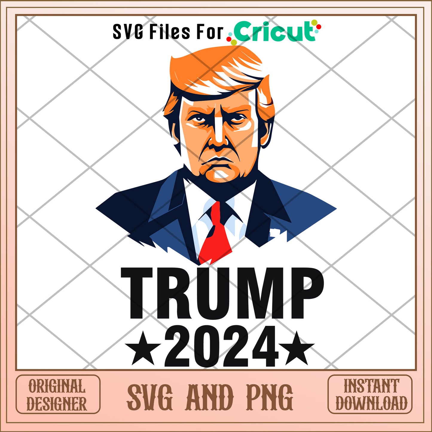 Donald trump 2024 president SVG