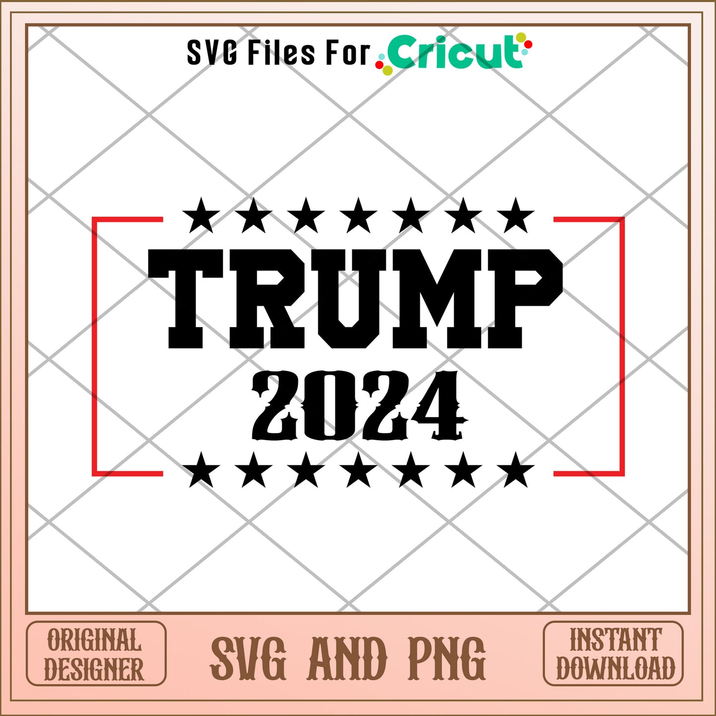 Trump 2024 america president SVG