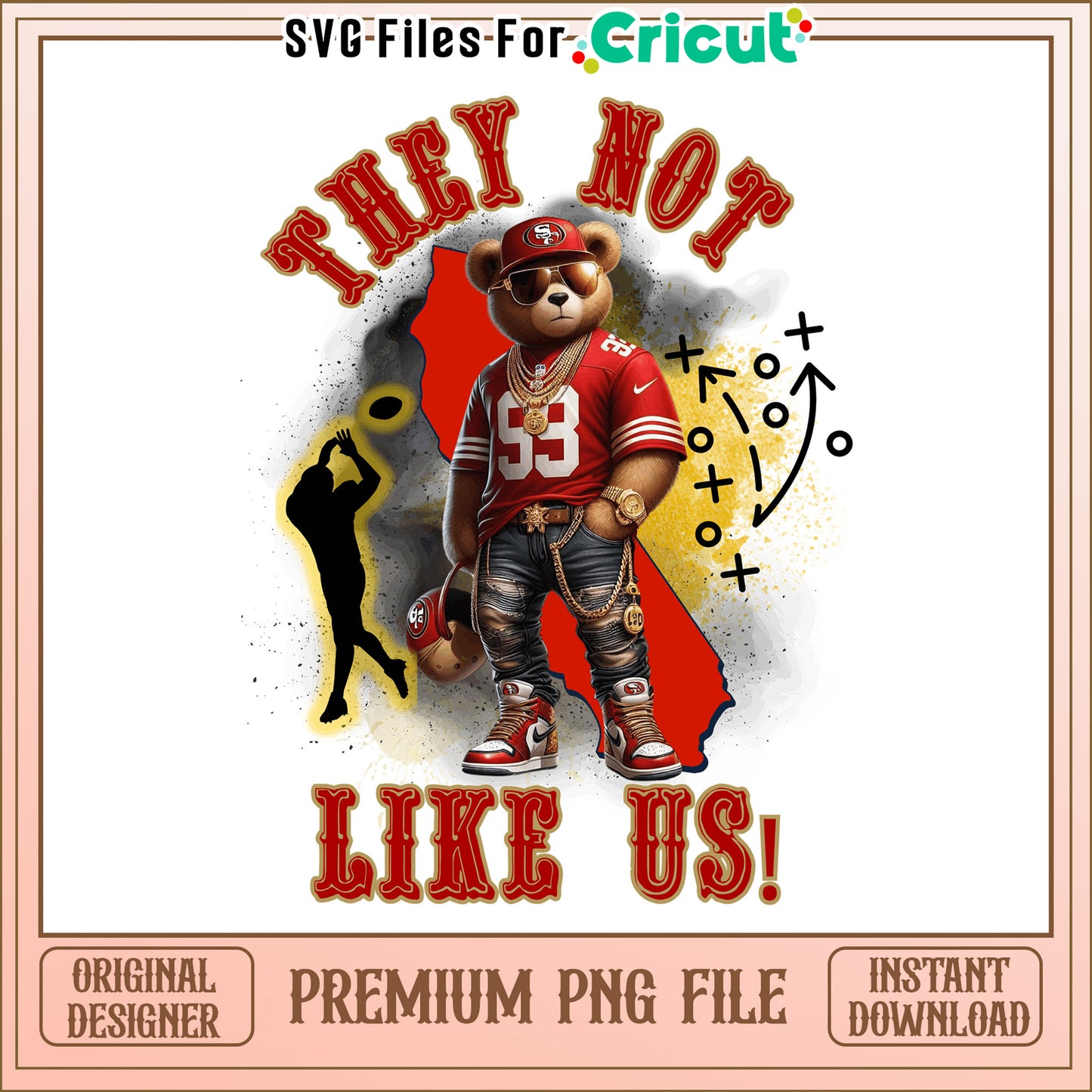 49ers they not like us png, San Francisco 49ers png, NFL png