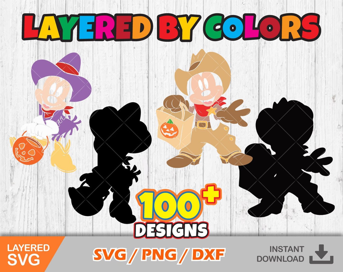 Mickey and Friends Halloween SVG Bundle