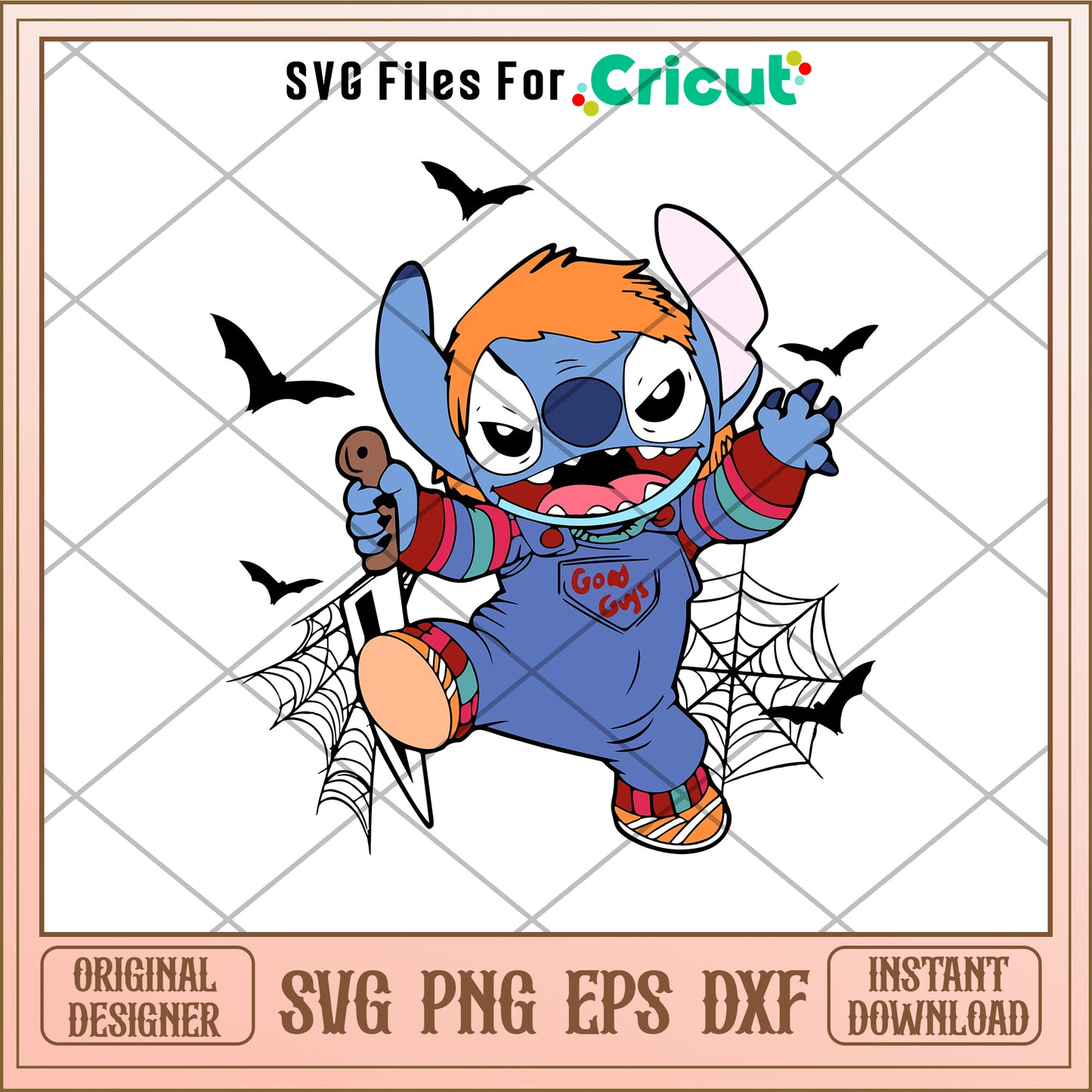 Horror stitch x halloween svg