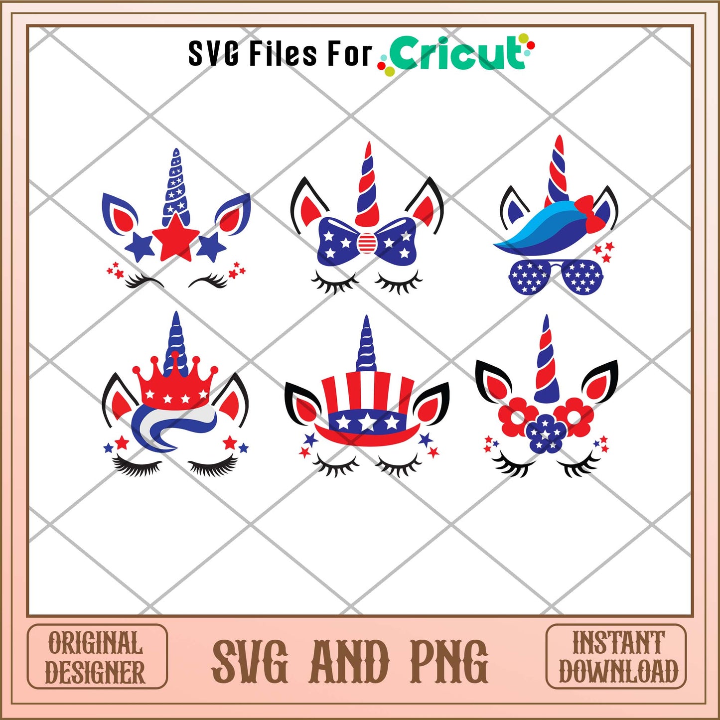 4th of July unicorn svg bundle, USA day svg - Svgfileforcricut