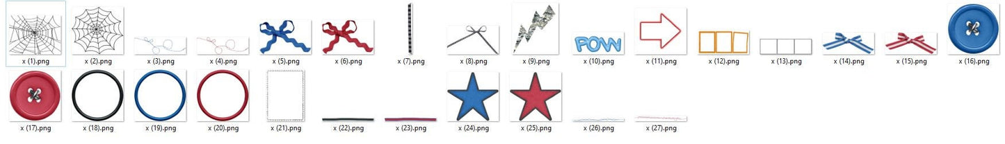 Avengers marvel PNG Clipart Bundle