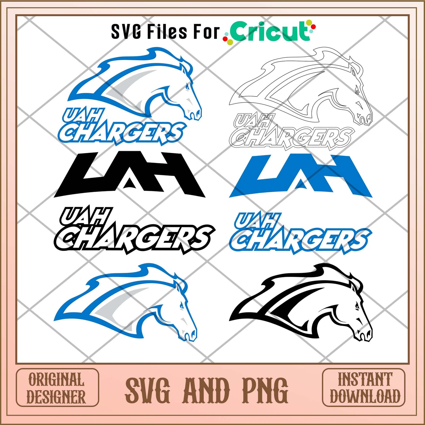 Alabama Huntsville Chargers team sports svg bundle, Sport svg - Svgfileforcricut