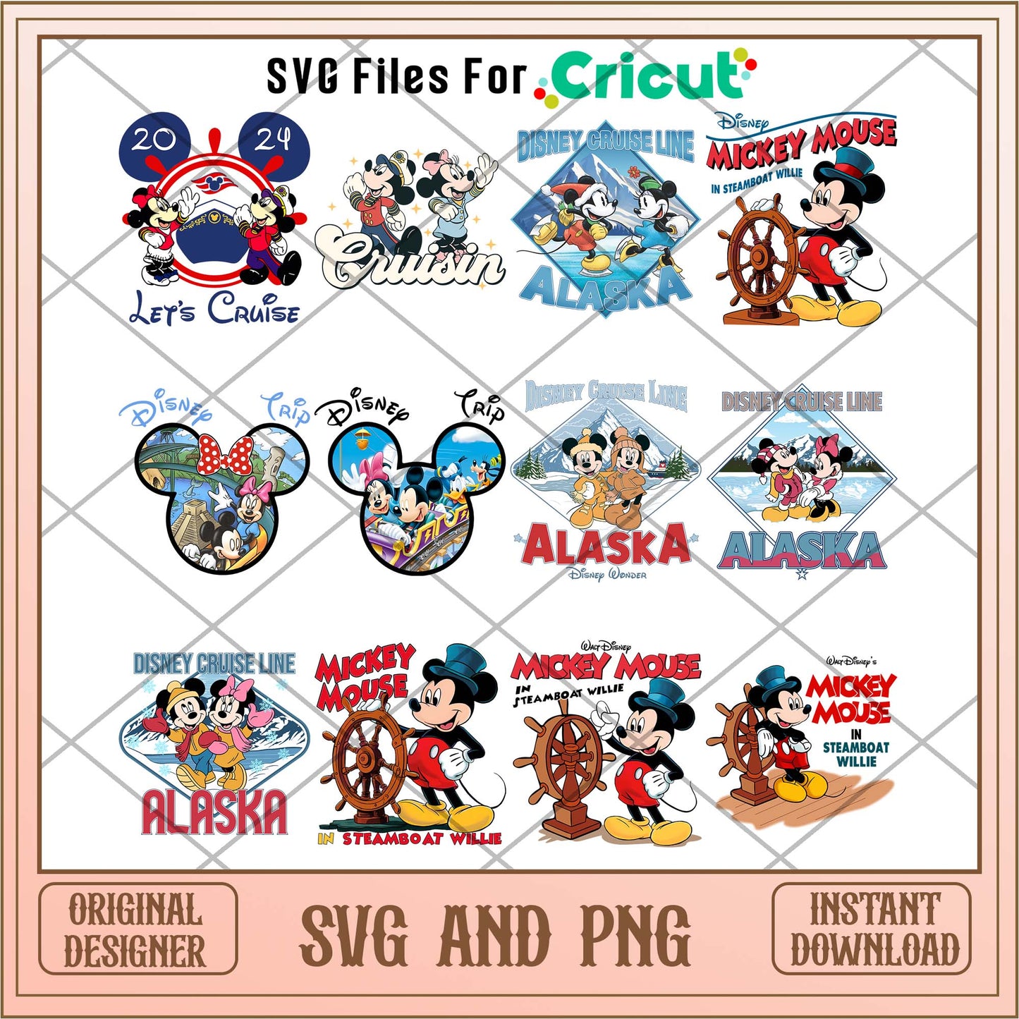 Disney Alaska and sea world svg bundle