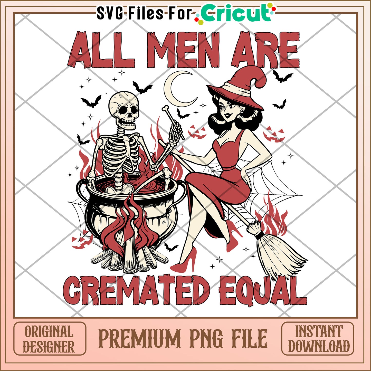 All men are gremated equal png, trick or treat png, halloween quotes png