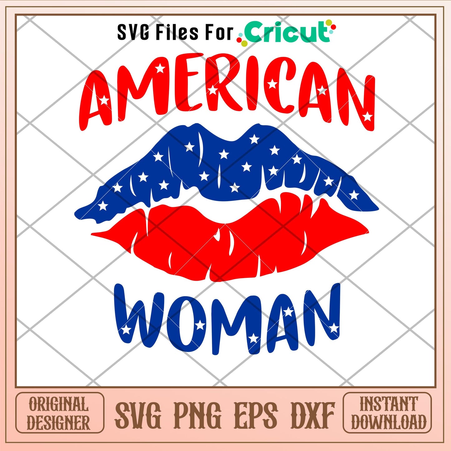 American Woman, American Woman Svg