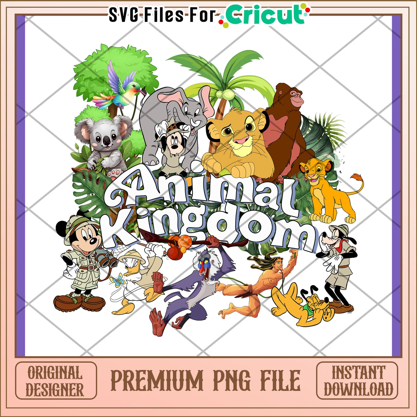 Animal Kingdom PNG Design Download