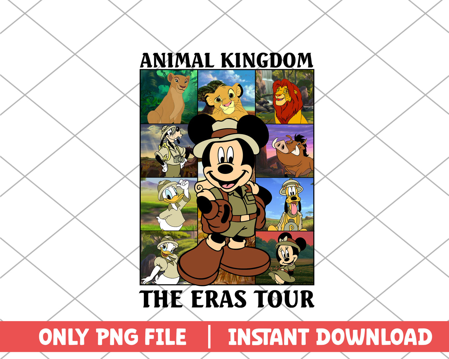 Animal kindom the eras tour disney png