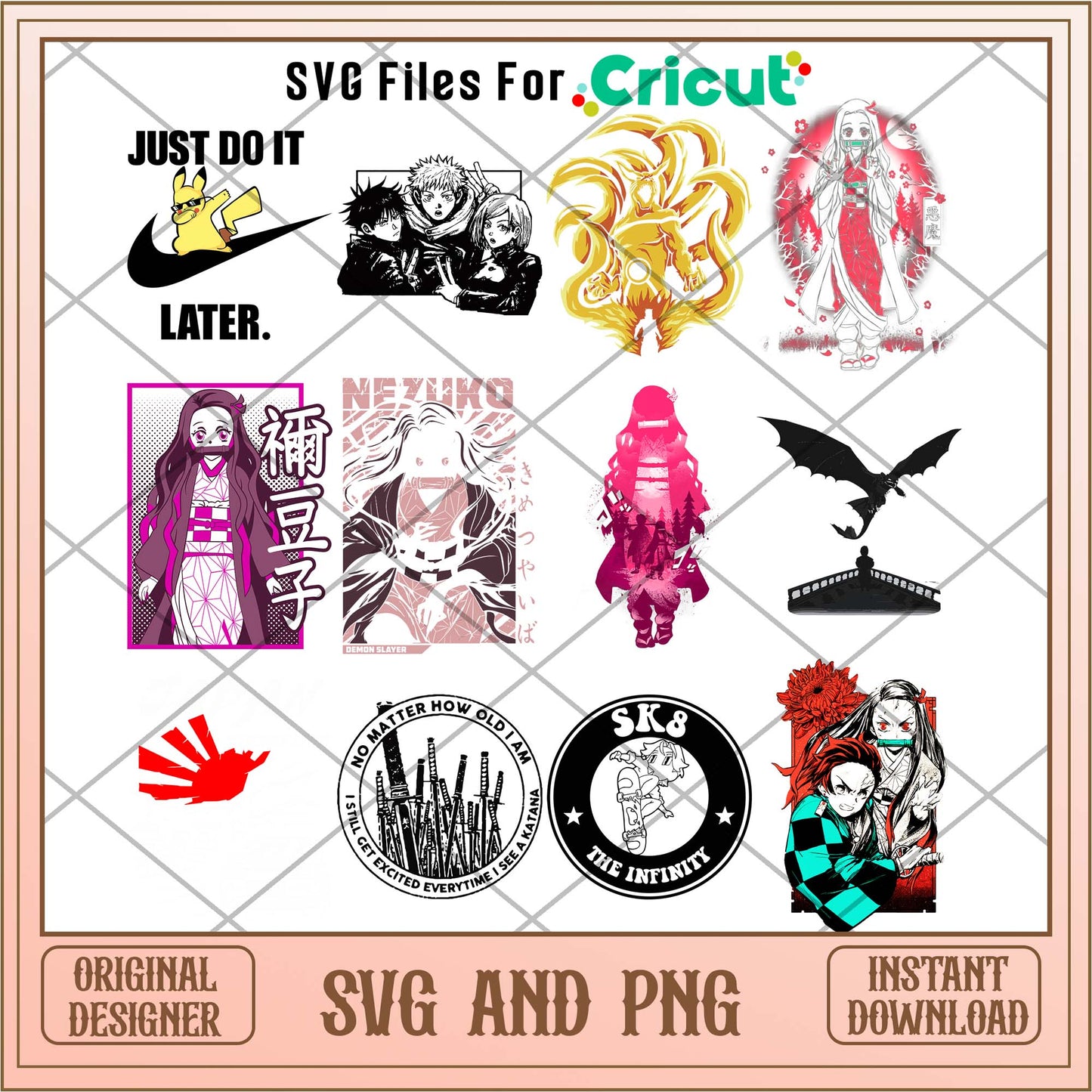 Anime Demon slayer svg bundle, Anime svg - Svgfileforcricut