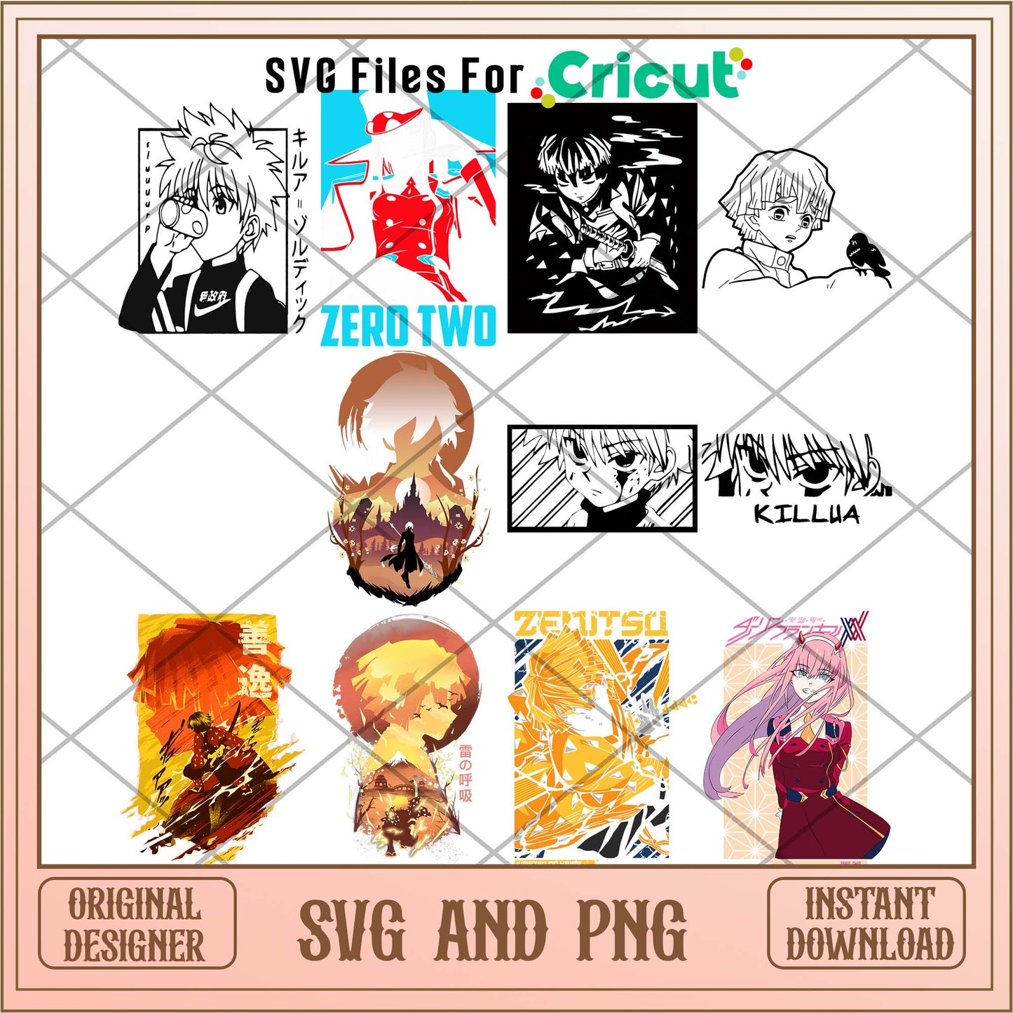 Anime Kimetsu No Yaiba svg bundle, Anime bundle - Svgfileforcricut
