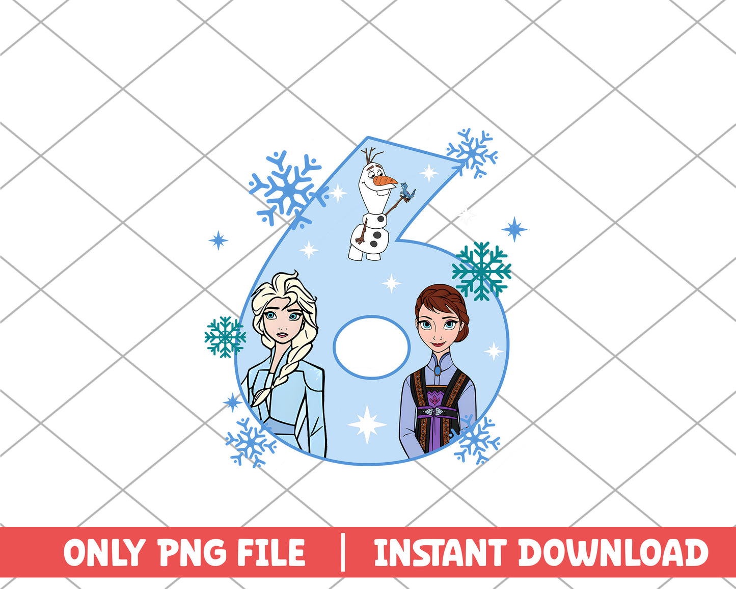 Anna and elsa frozen six disney png