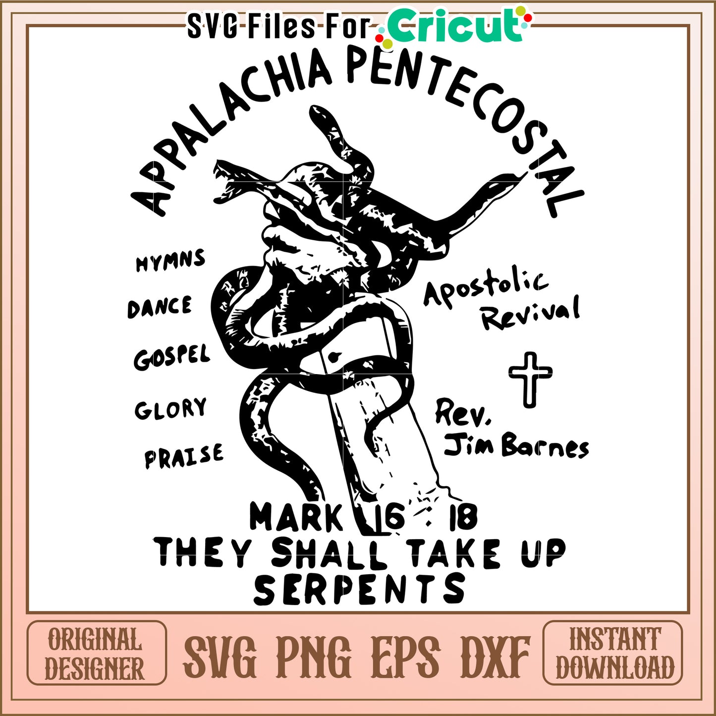 Appalachia Pentecostal SVG Design