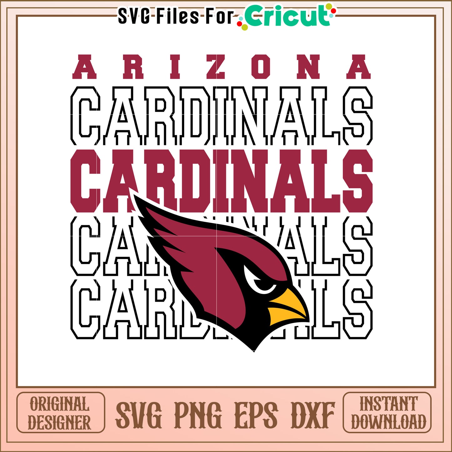 Arizona Cardinals SVG Logo Design