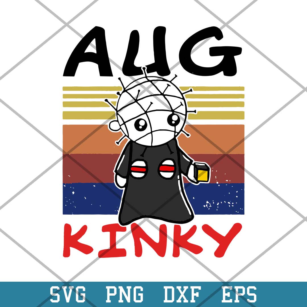 August Birthday Pinhead Hellraiser Kinky Halloween Svg, Halloween Svg-Svgfilesforcricut