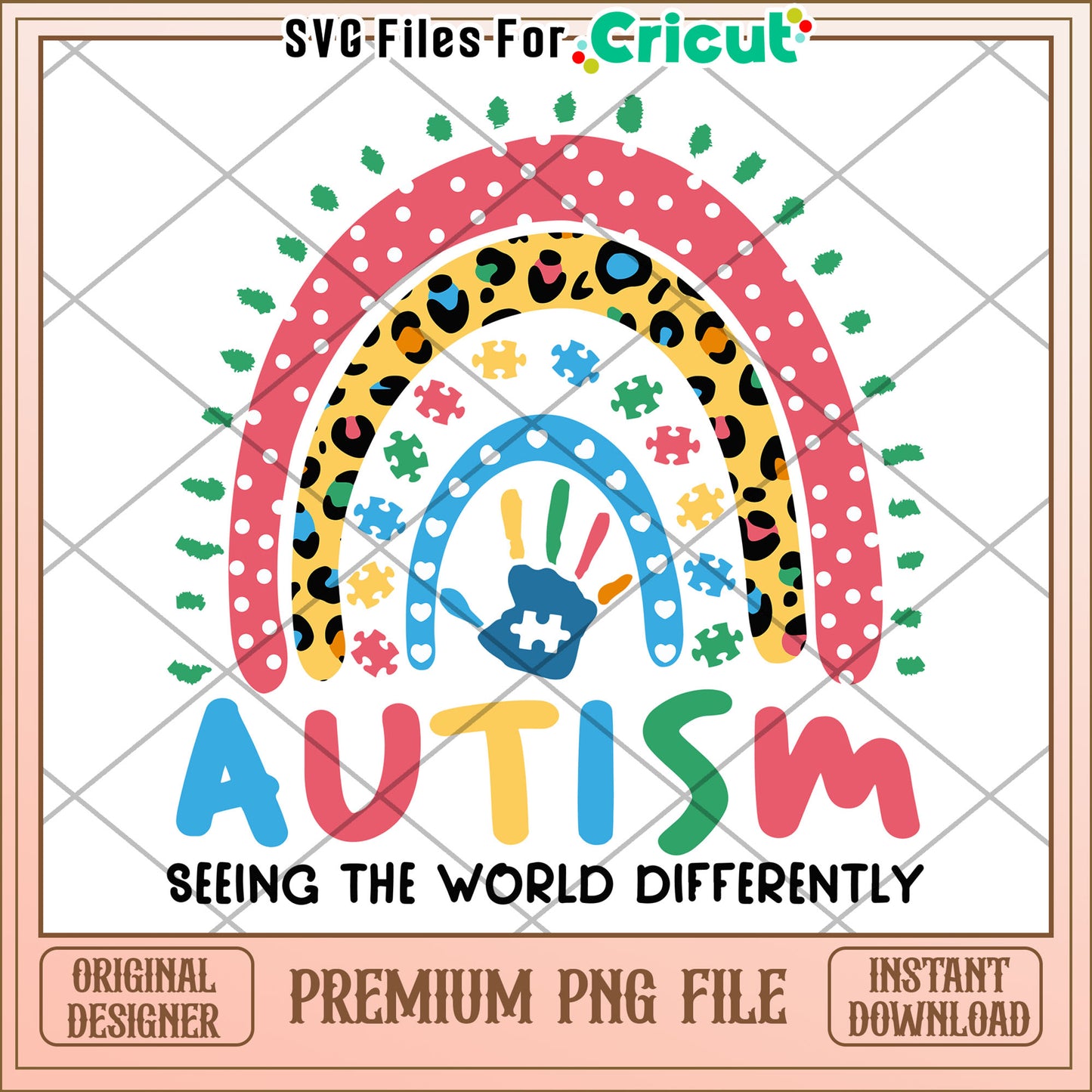 Autism Rainbow PNG Seeing the World Differently