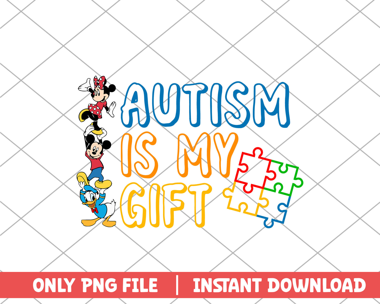 Autism is my gift autism png