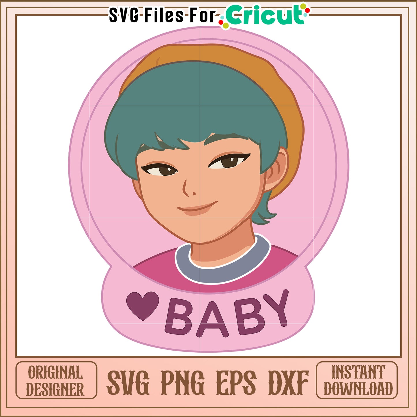 Baby svg, kpop demon hunters svg, kpop cartoon songs svg