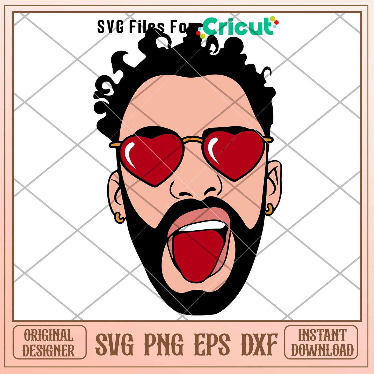 Bad Bunny, bad bunny svg for cricut