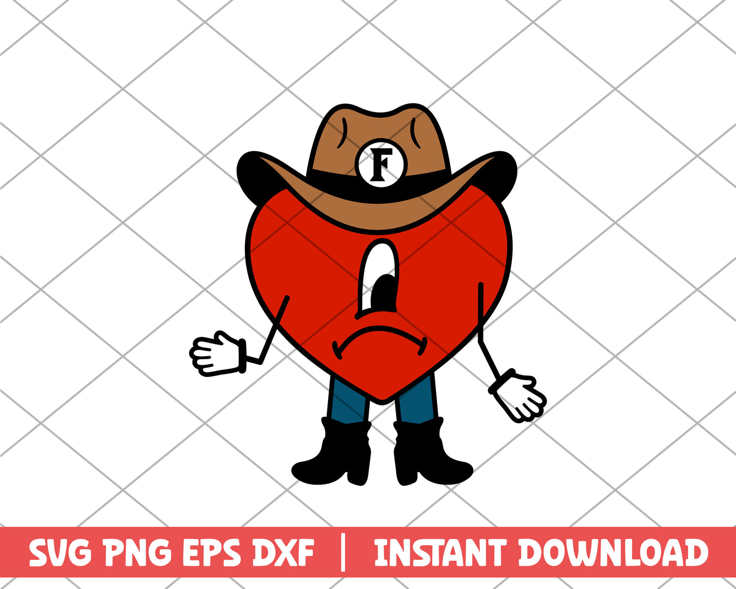 Bad bunny grupo frontera cartoon svg