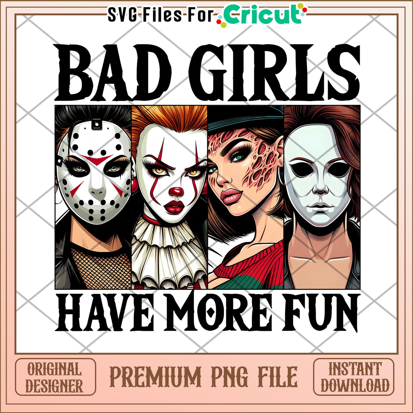 Bad girls have more fun png, halloween wallpaper png, halloween pumpkin png
