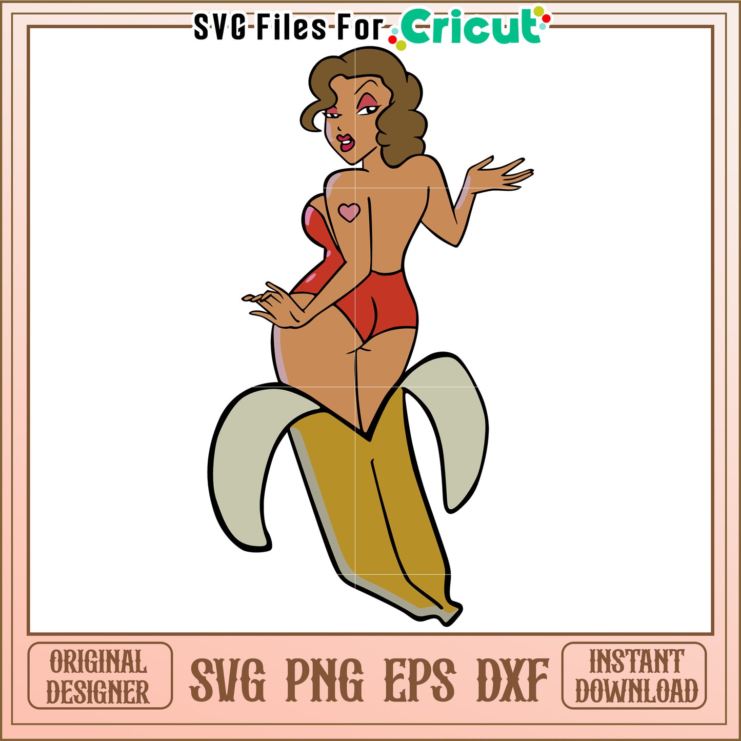 Banana ang women svg, spanish girl svg, trending svg