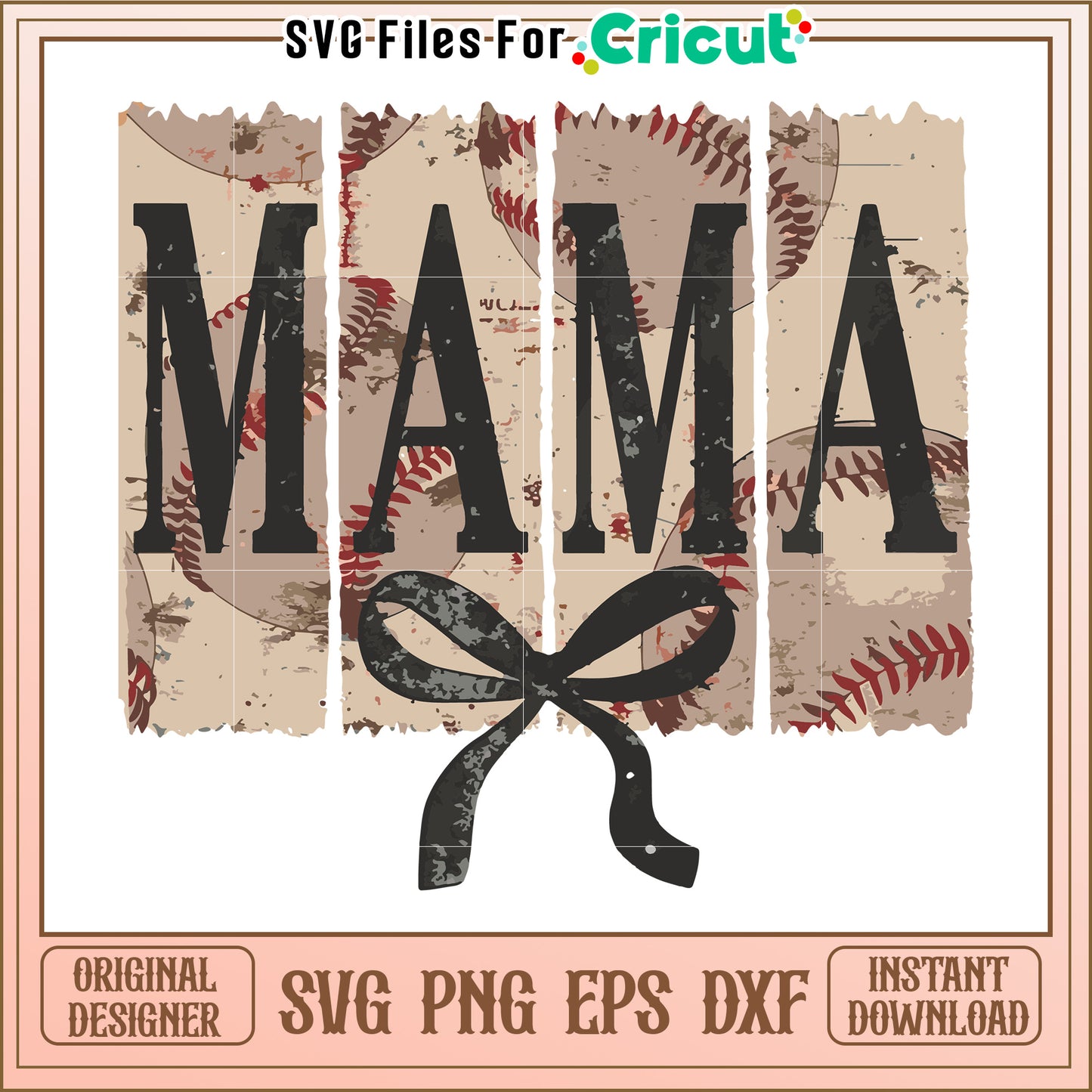 Baseball Mama Art Print, perfect for sports loving moms