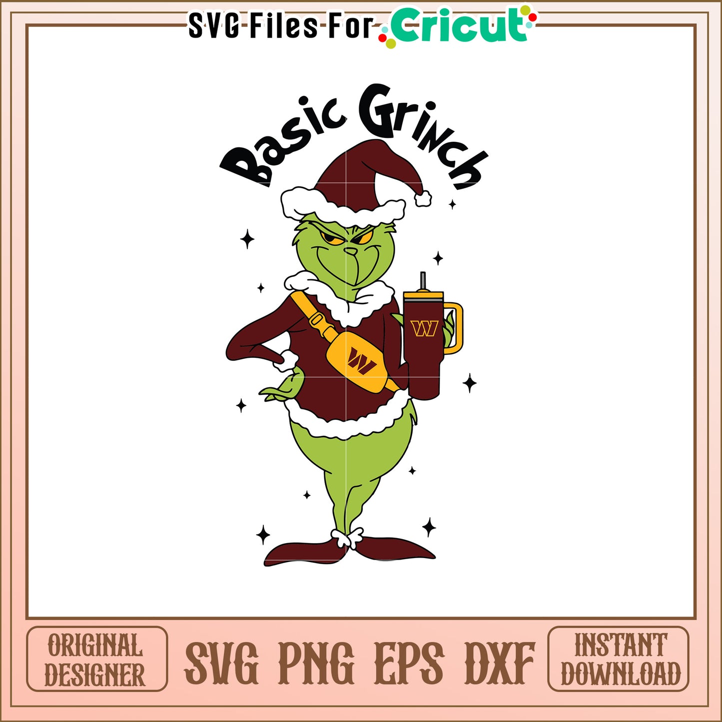 Basic Grinch SVG Design