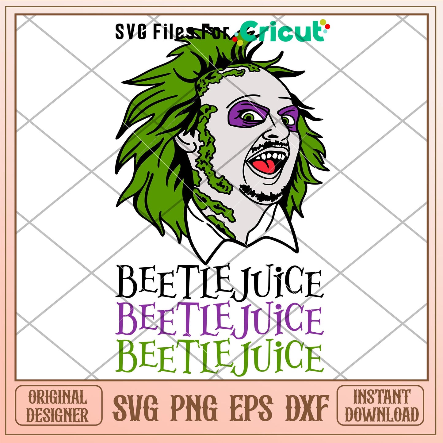 Beetlejuice Face, Beetlejuice Face Svg