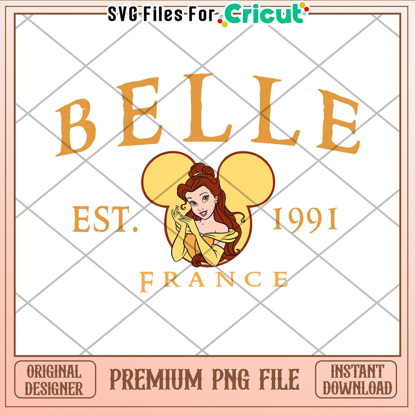 Belle PNG Image 1991 France Design