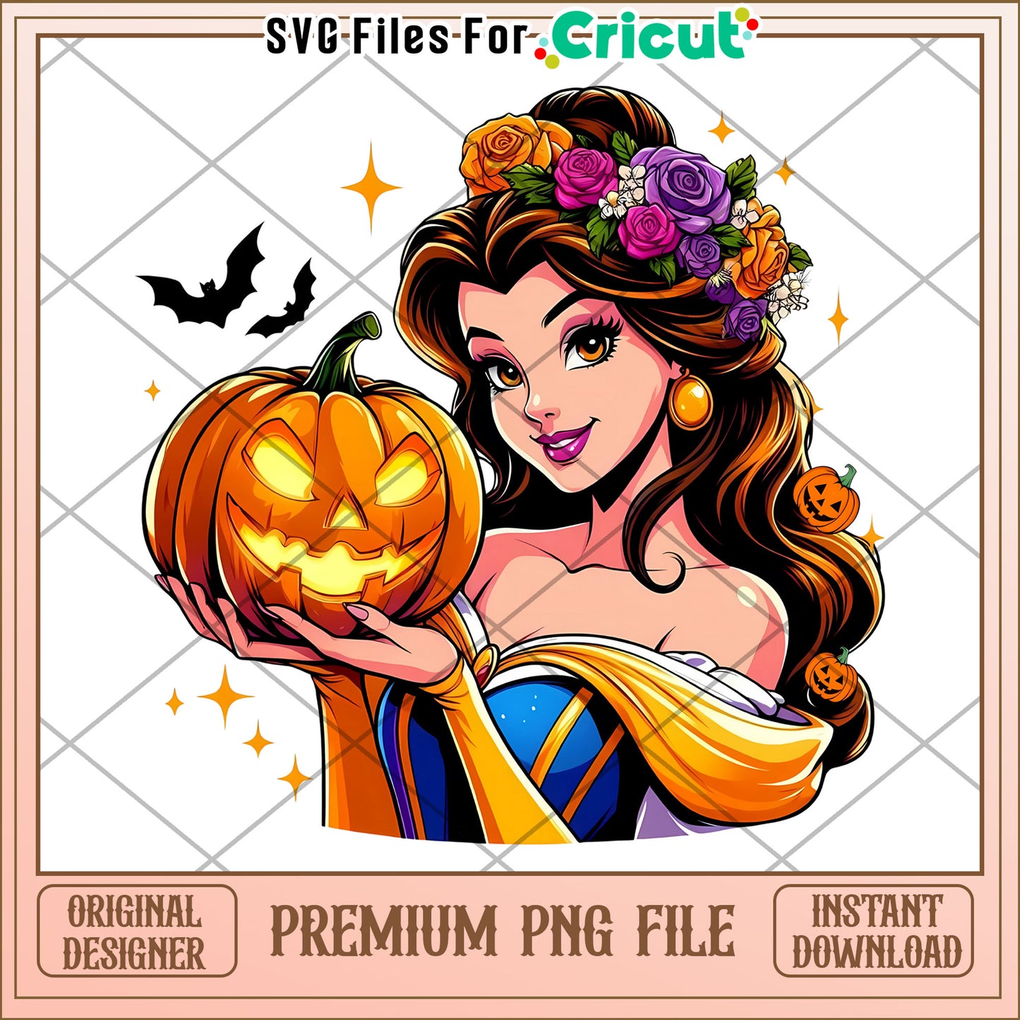 Belle beautiful png, halloween costumes png, halloween store png