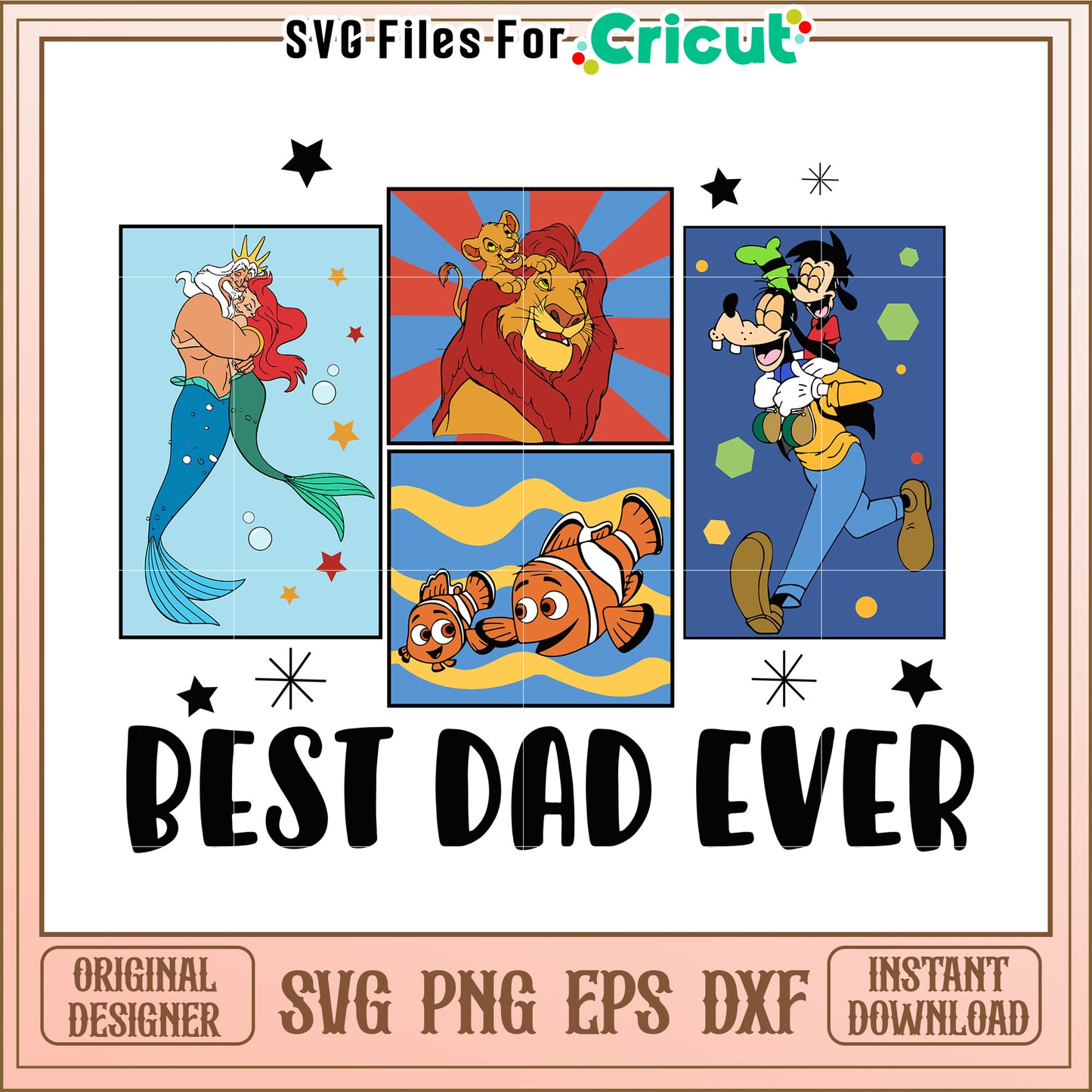 Best Dad Ever SVG Cut Files
