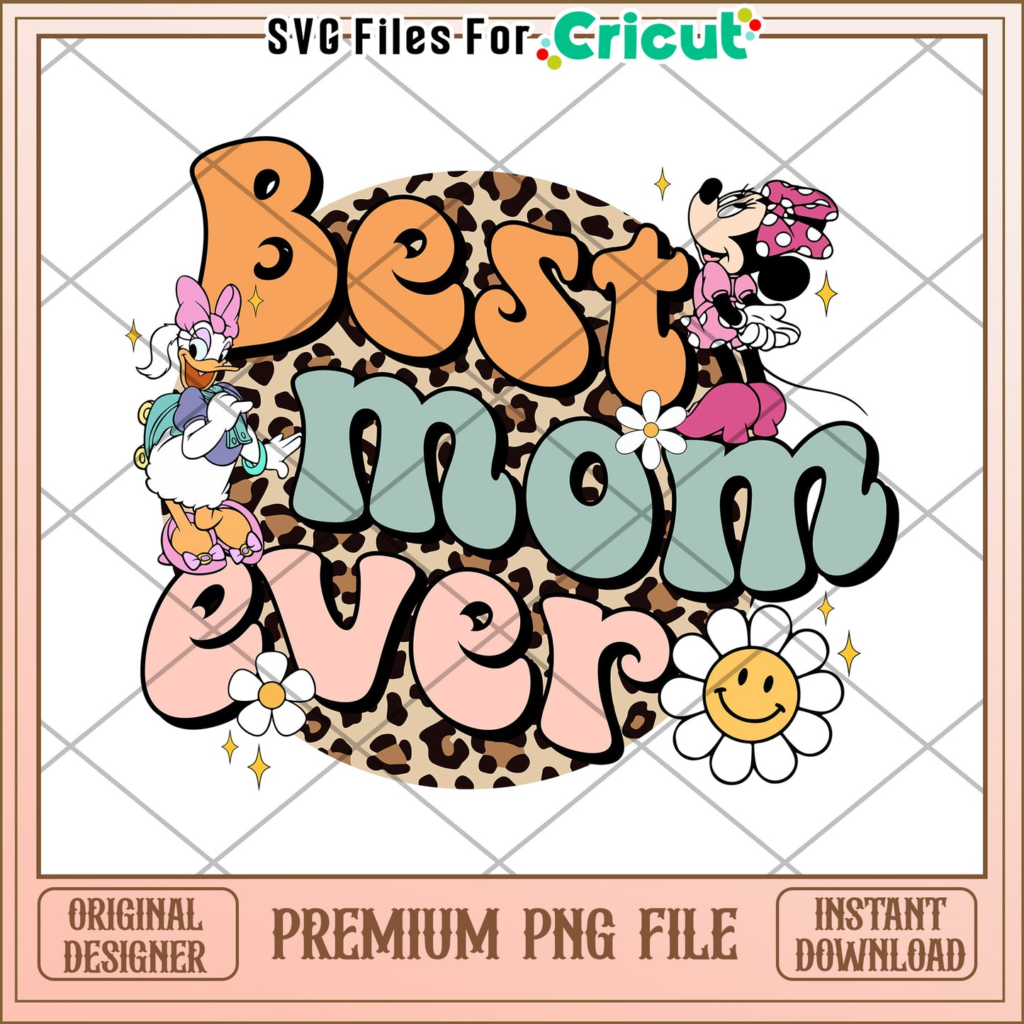 Best Mom Ever PNG Design Download