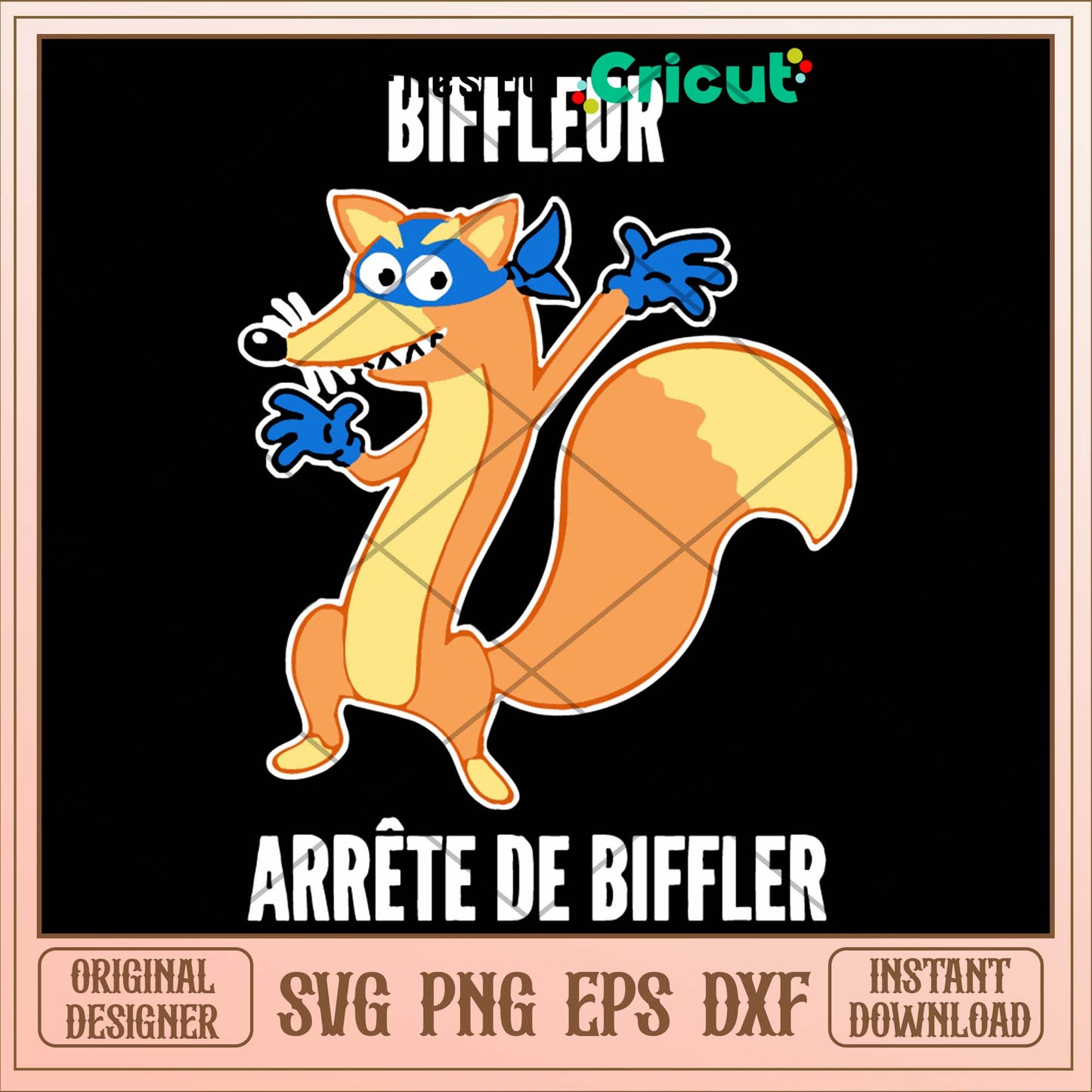 Bifleur Arrete De Biffler Svg-Svgfilesforcricut