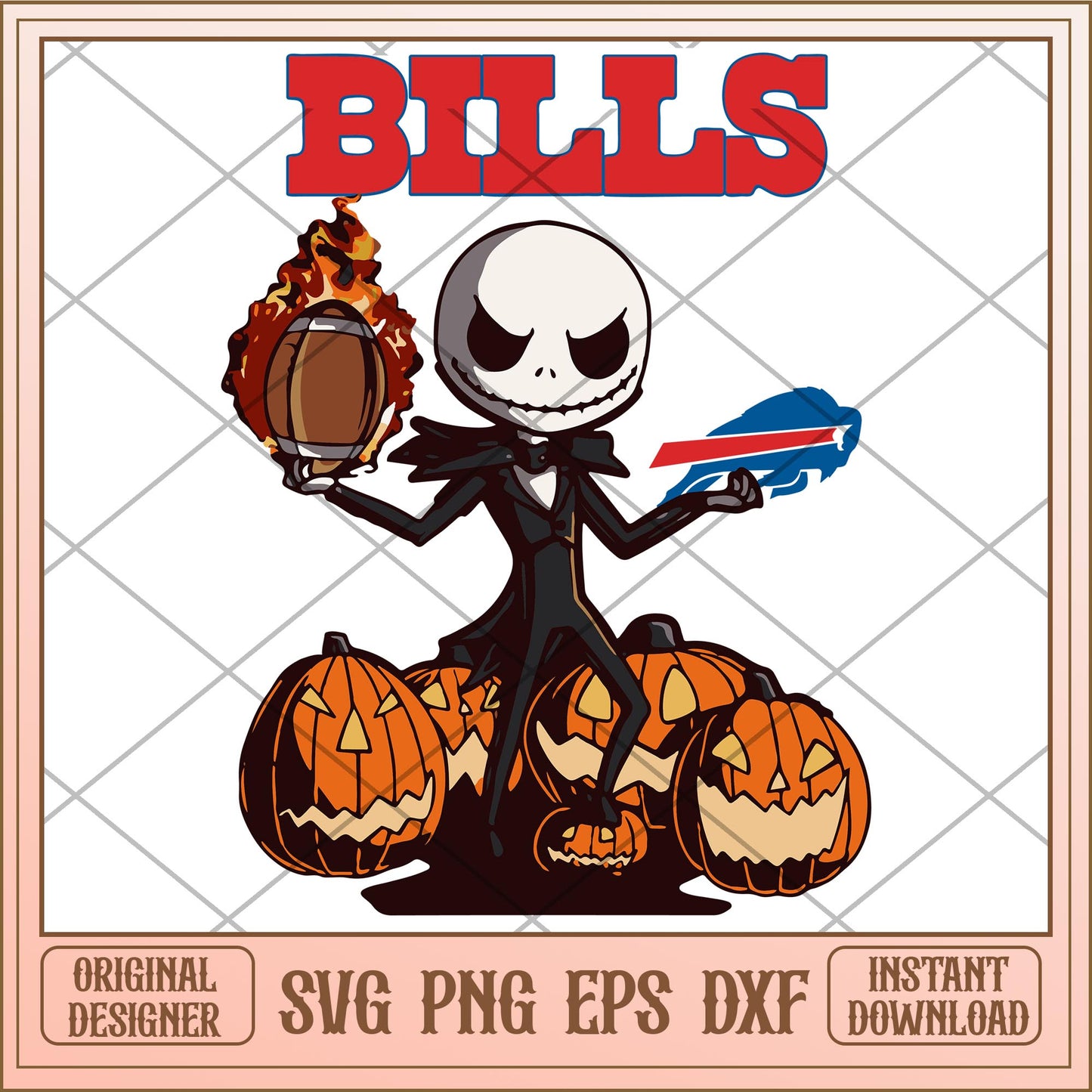 Bills Jack bundle svg, The Nightmare Before Christmas Svg, digital download